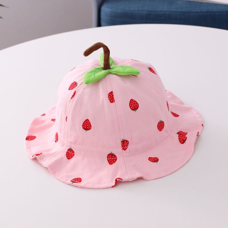 Strawberry Baby Bucket Hat