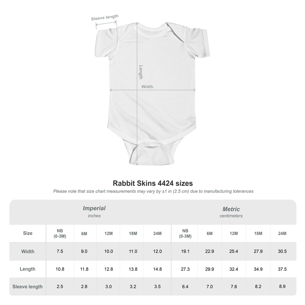 Personalized  Baby Bodysuit with Stork Graphic