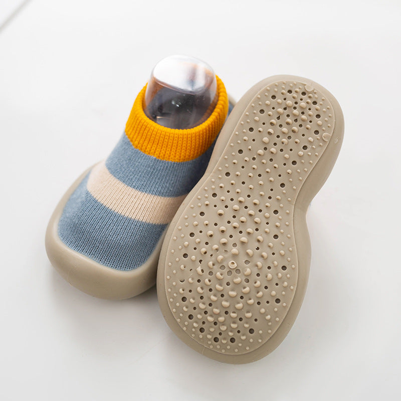 Non-Slip Baby Sock Shoes - Breathable Silicone Sole First Walkers for Infants and Toddlers