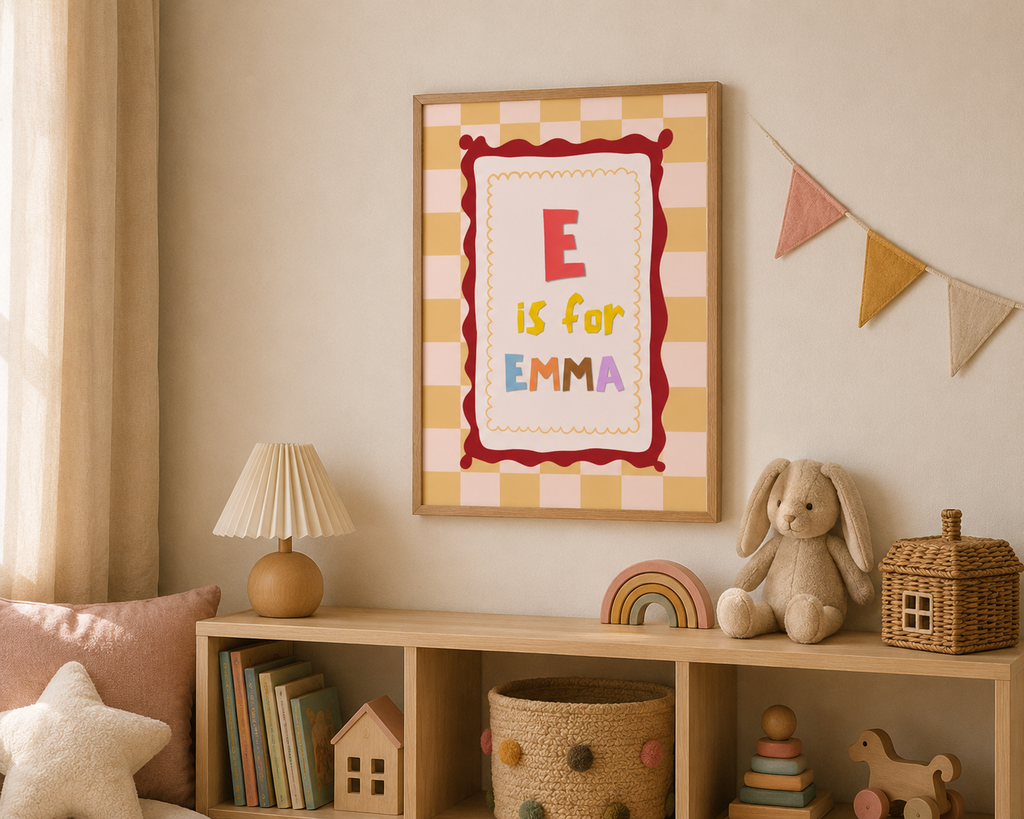 Custom Baby Name Poster