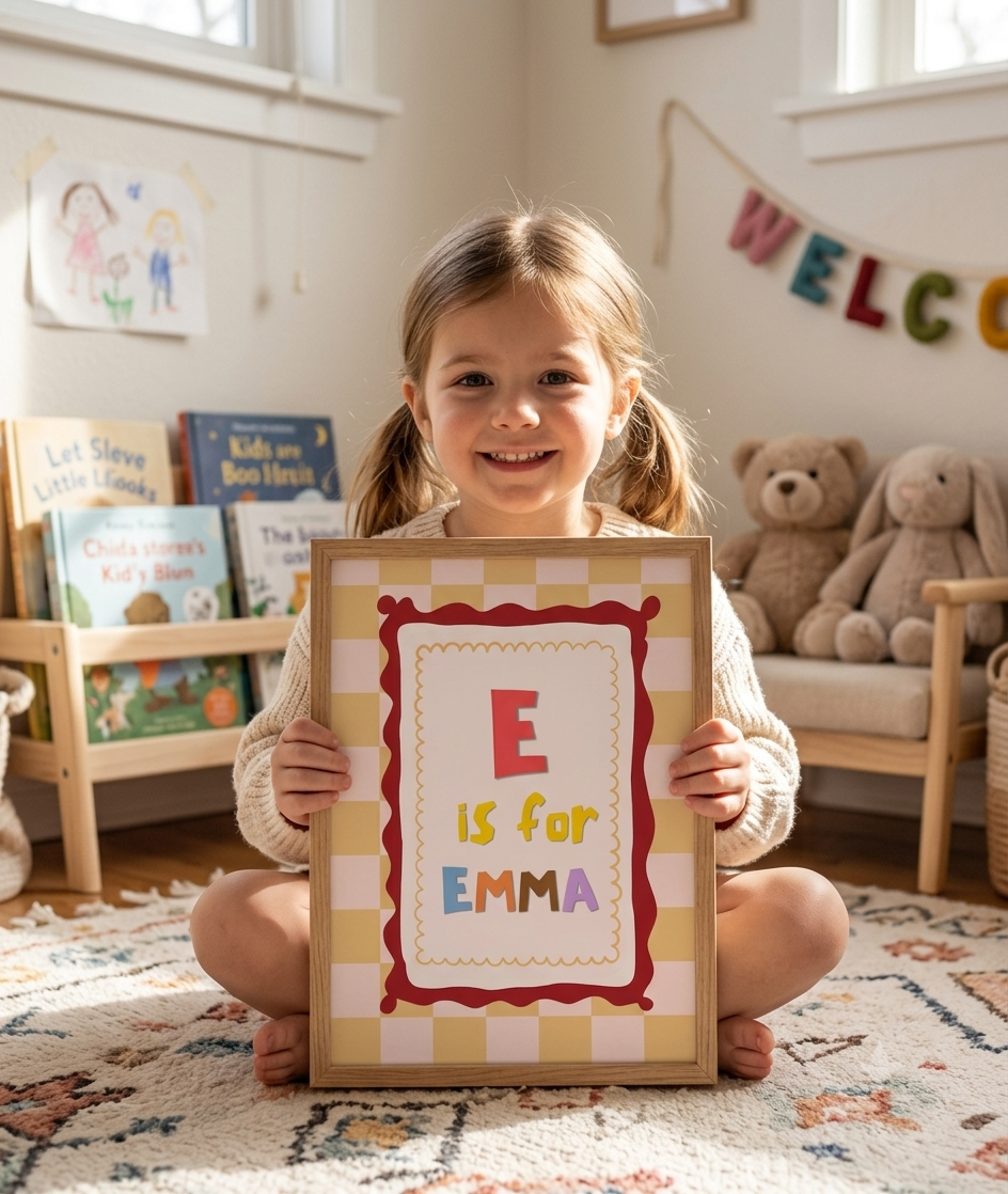 Custom Baby Name Poster