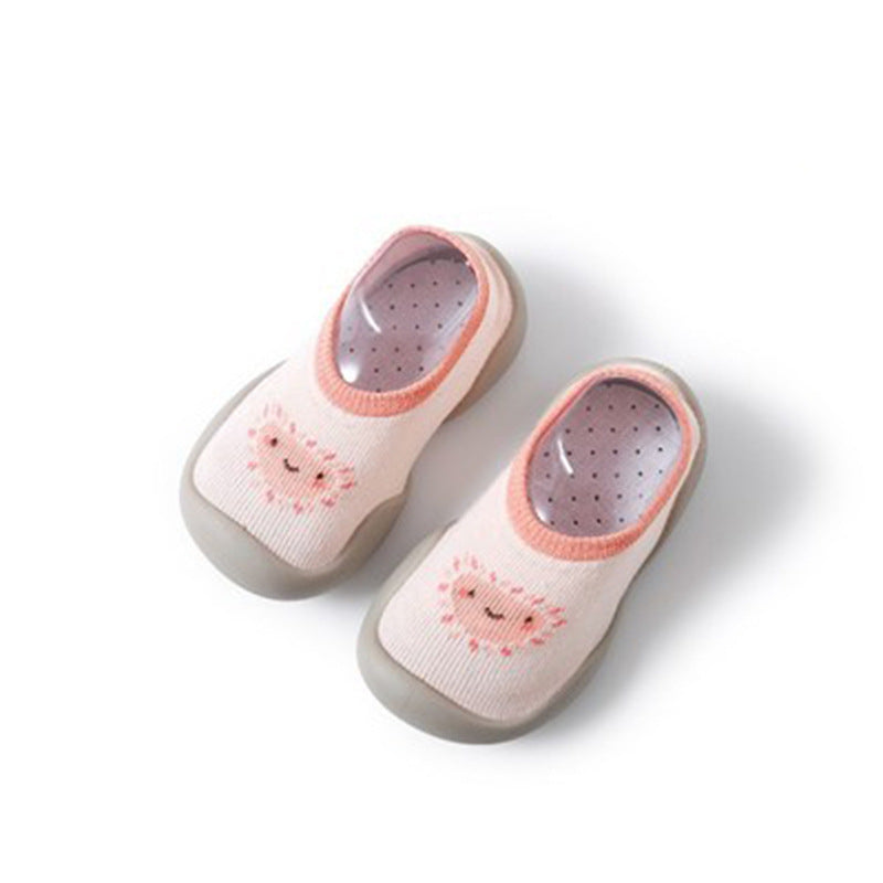 Non-Slip Baby Sock Shoes - Breathable Silicone Sole First Walkers for Infants and Toddlers