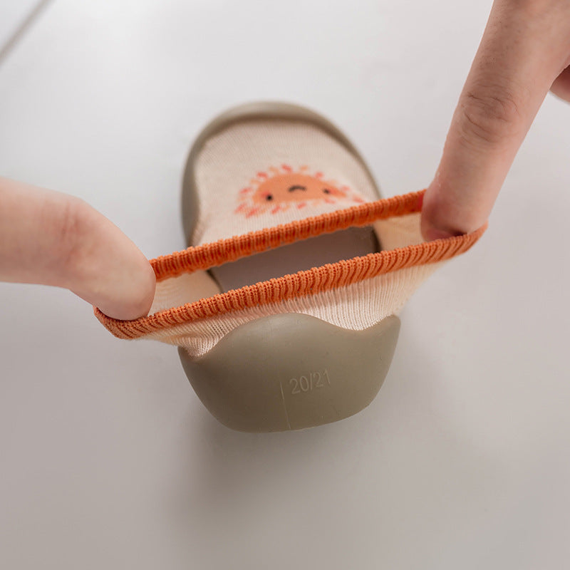 Non-Slip Baby Sock Shoes - Breathable Silicone Sole First Walkers for Infants and Toddlers