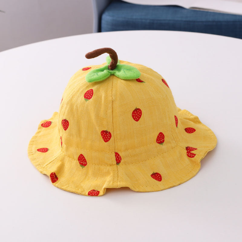 Strawberry Baby Bucket Hat