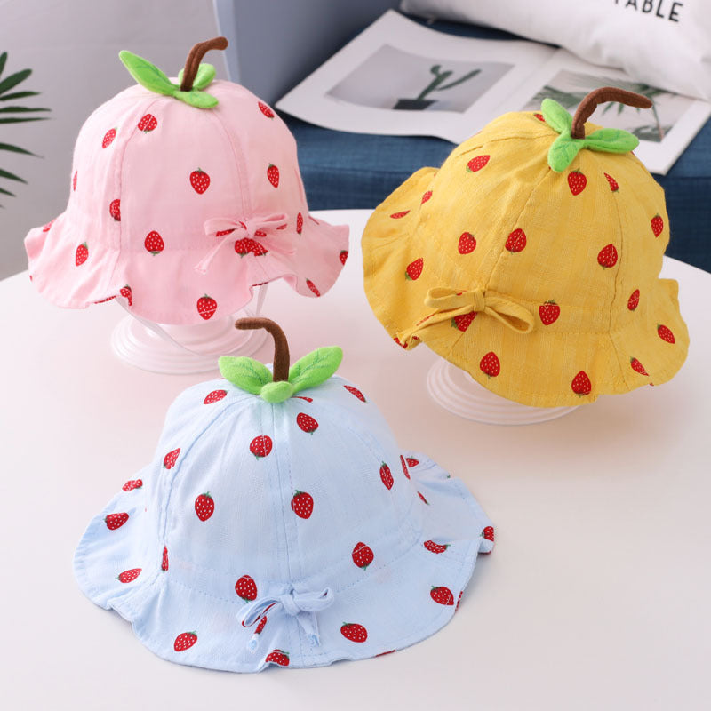 Strawberry Baby Bucket Hat